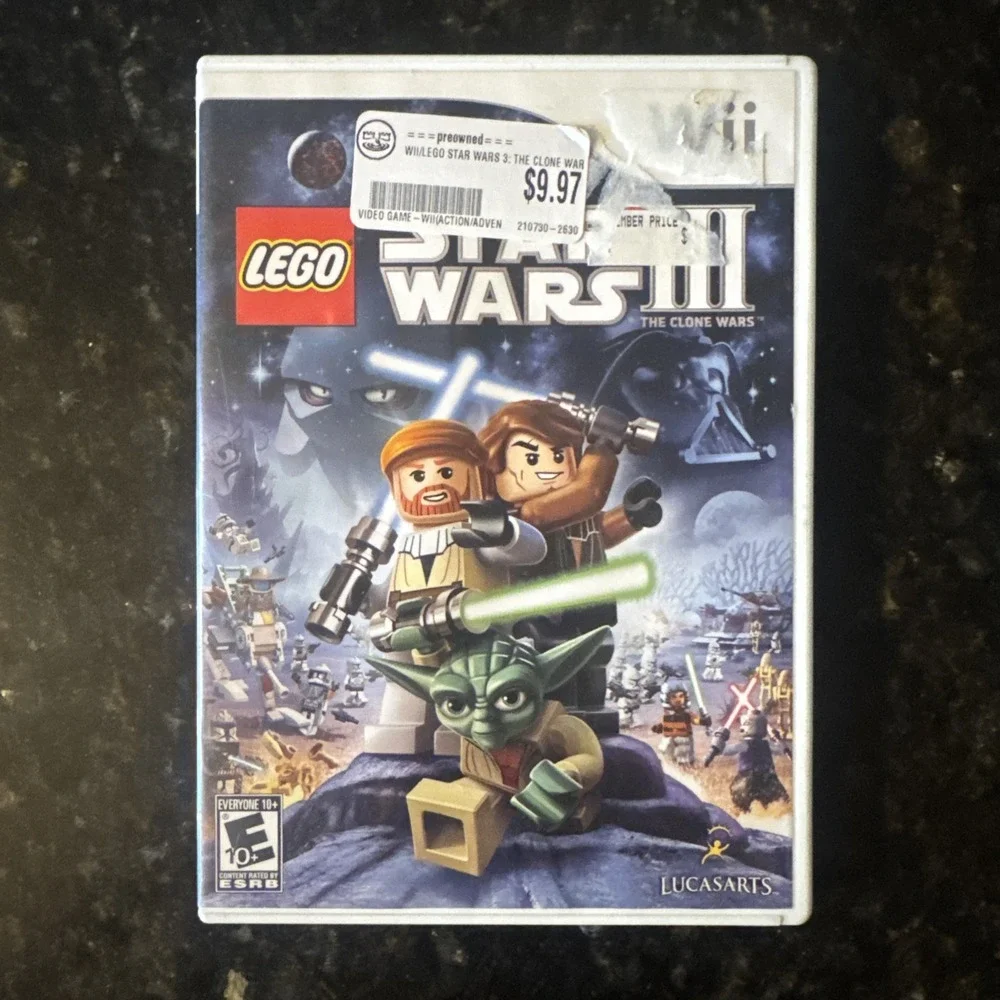 LEGO Star Wars III: The Clone Wars 3 (Nintendo Wii) Clean & Tested FAST SHIPPING